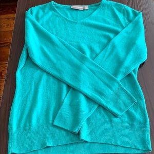 Turquoise 100% acrylic sweater